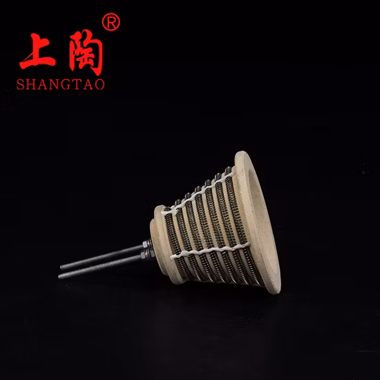 2022 Riscaldatore a bobina in ceramica cordierite con elemento riscaldante elettrico ad alta temperatura Shanghai Gongtao