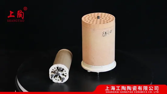 2022 Shanghai Gongtao High Temperature Electrical Heating Element Cordierite Ceramic Bobbin Heater