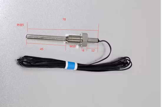 Sonda sensore di temperatura Rtd PT100 Termocoppia con filettatura 1/2 NPT